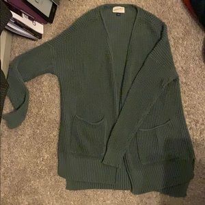 Knit cardigan with pockets